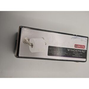 Delta Windemere Toilet Paper Holder Brushed Nickel SpotShield 79650-BN NEW